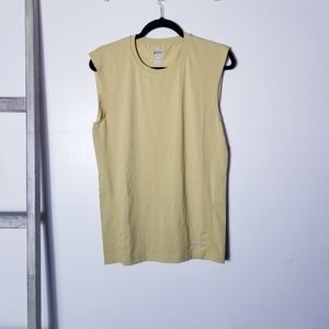 NWT EASTBAY LIGHT GOLDEN YELLOW EVAPOR TRAINING TANK SIZE XL